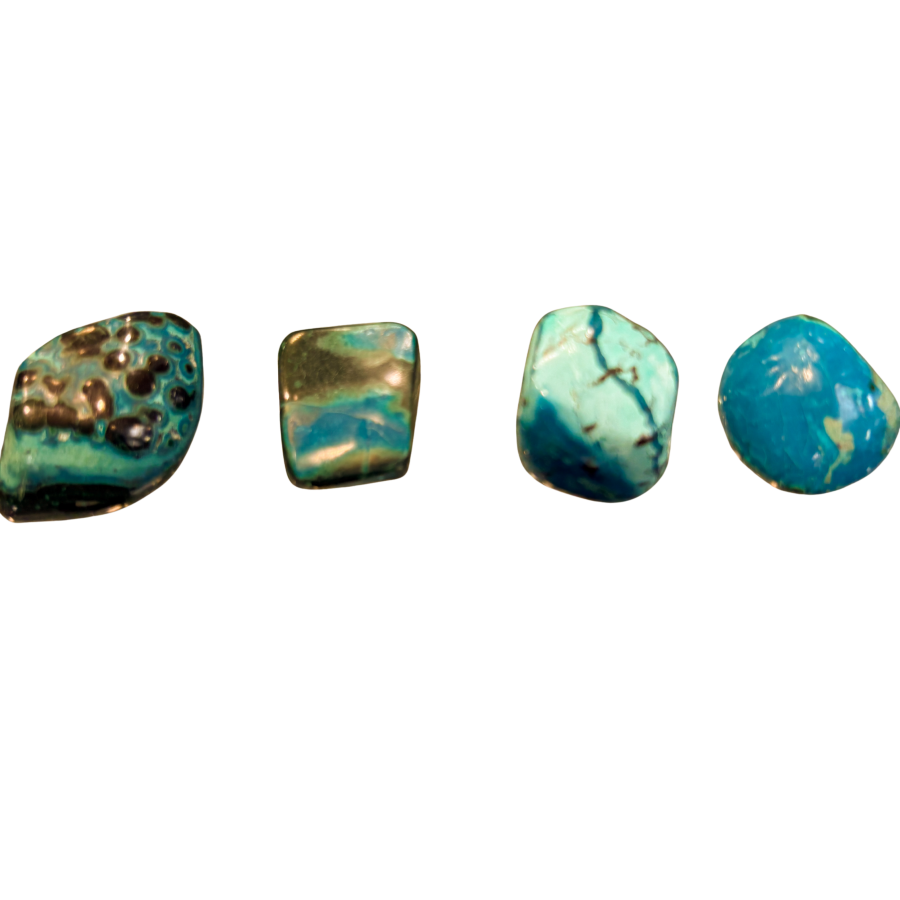 CHRYSOCOLLE MALACHITE ROULEE