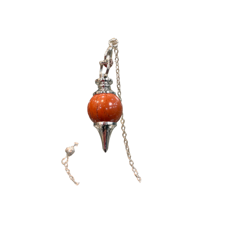 PENDULE JASPE ROUGE